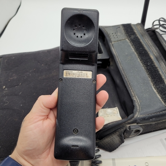 VINTAGE | Motorola Cellular Mobile & Carry Phone & carry case SCN2744A - Picture 3 of 15